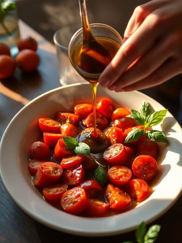 L’astuce qui change tout : mariner les tomates avant de les servir