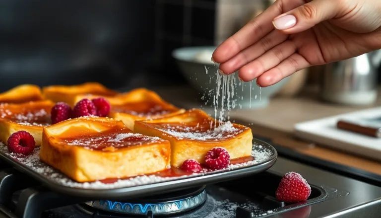 Pain perdu doré et gourmand
