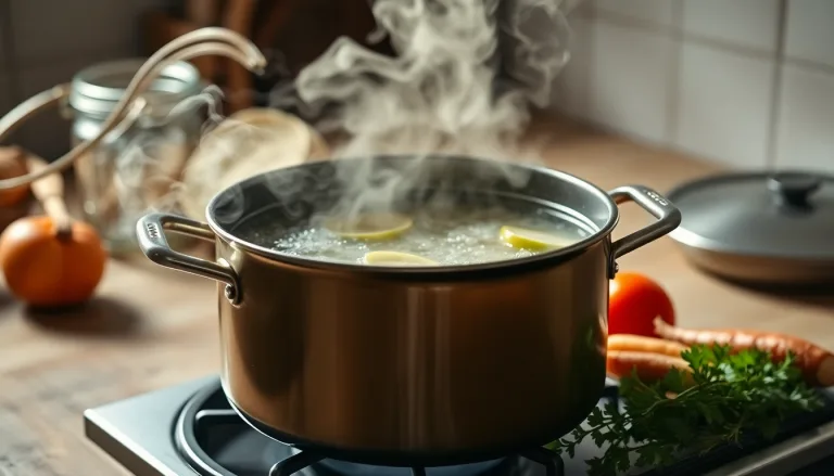 Ingrédients pour un bouillon maison