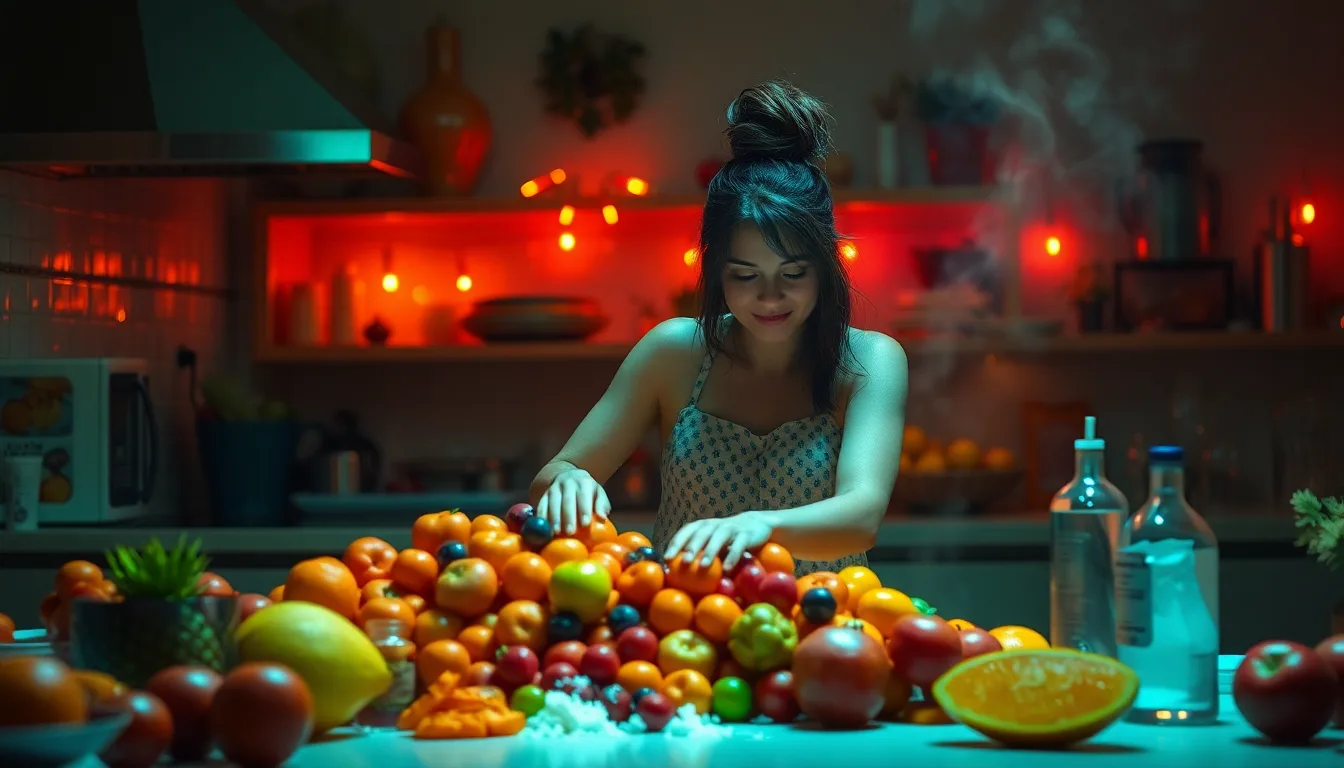 Une corbeille de fruits frais sous le soleil d'été