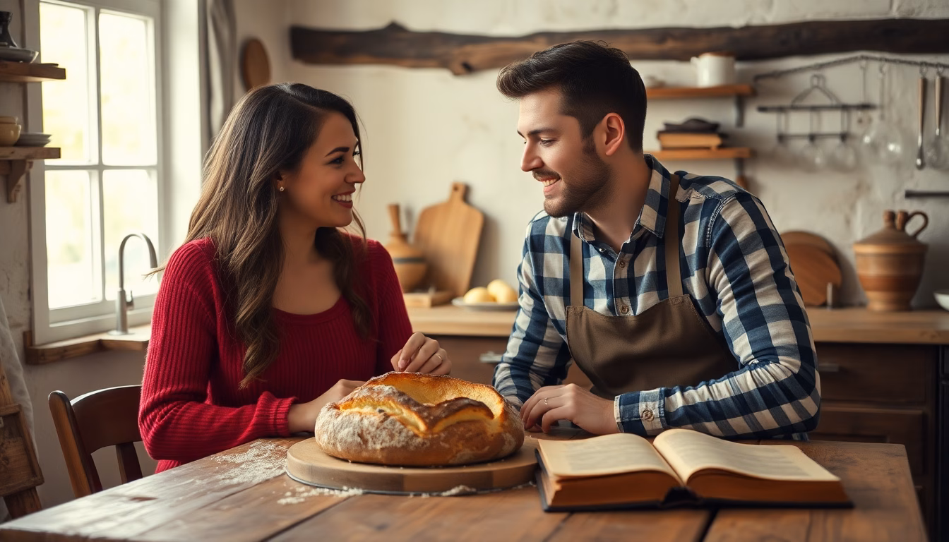 Mains pétrissant une pâte à pain maison