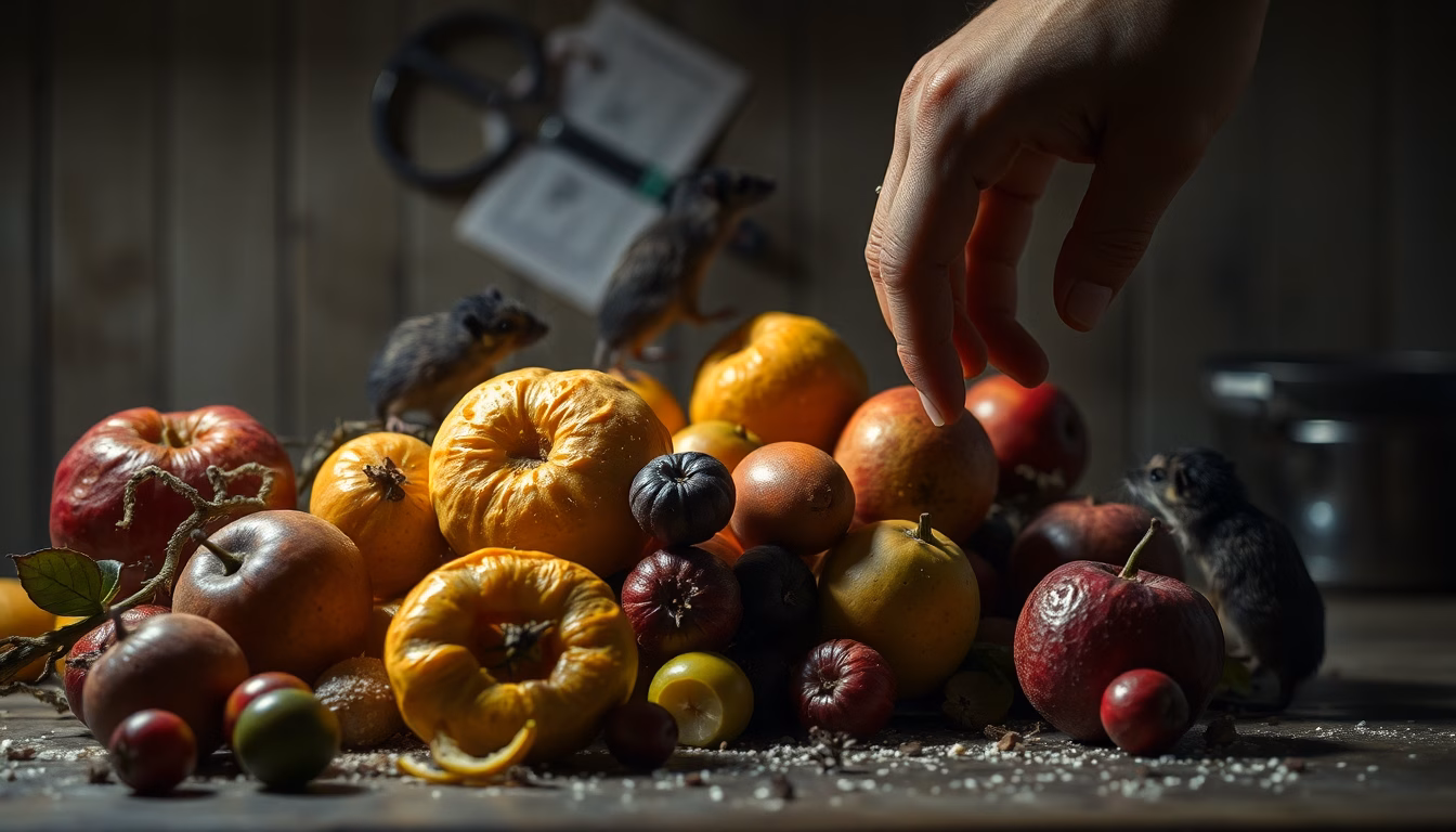 Fruits frais dans un panier sous le soleil