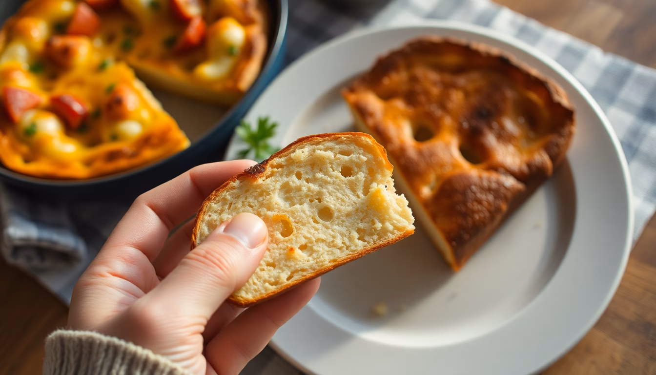 Un plat appétissant préparé avec du pain sec
