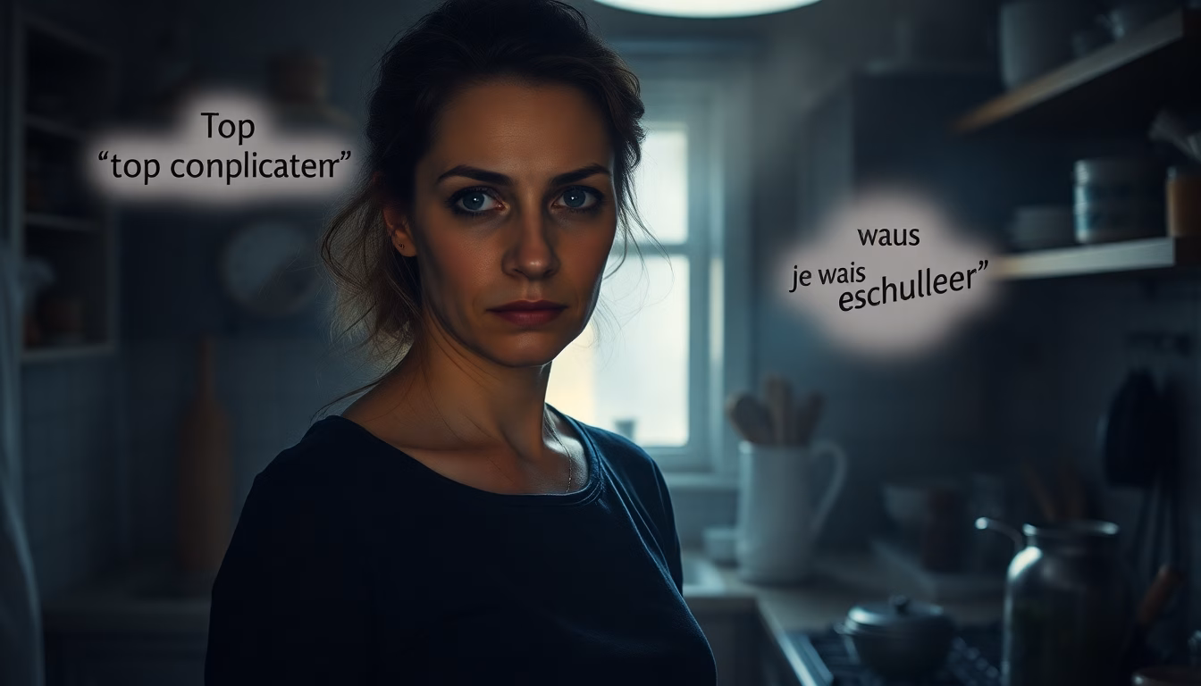 Personne soupirant devant des ingrédients de cuisine