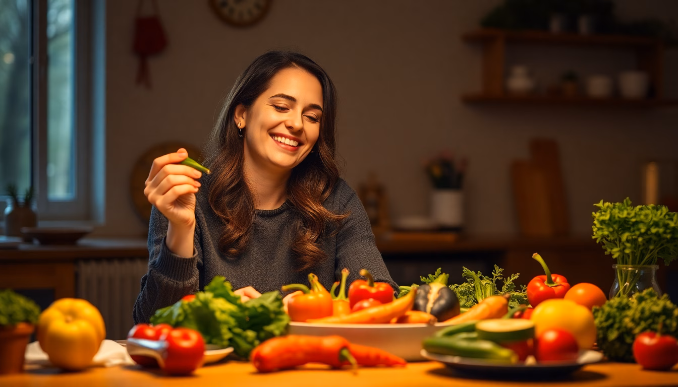 Un assortiment de légumes frais et colorés présentés de manière appétissante