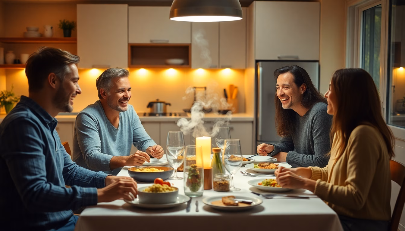 Un plat de pâtes parfaitement cuites, fumant sur une table
