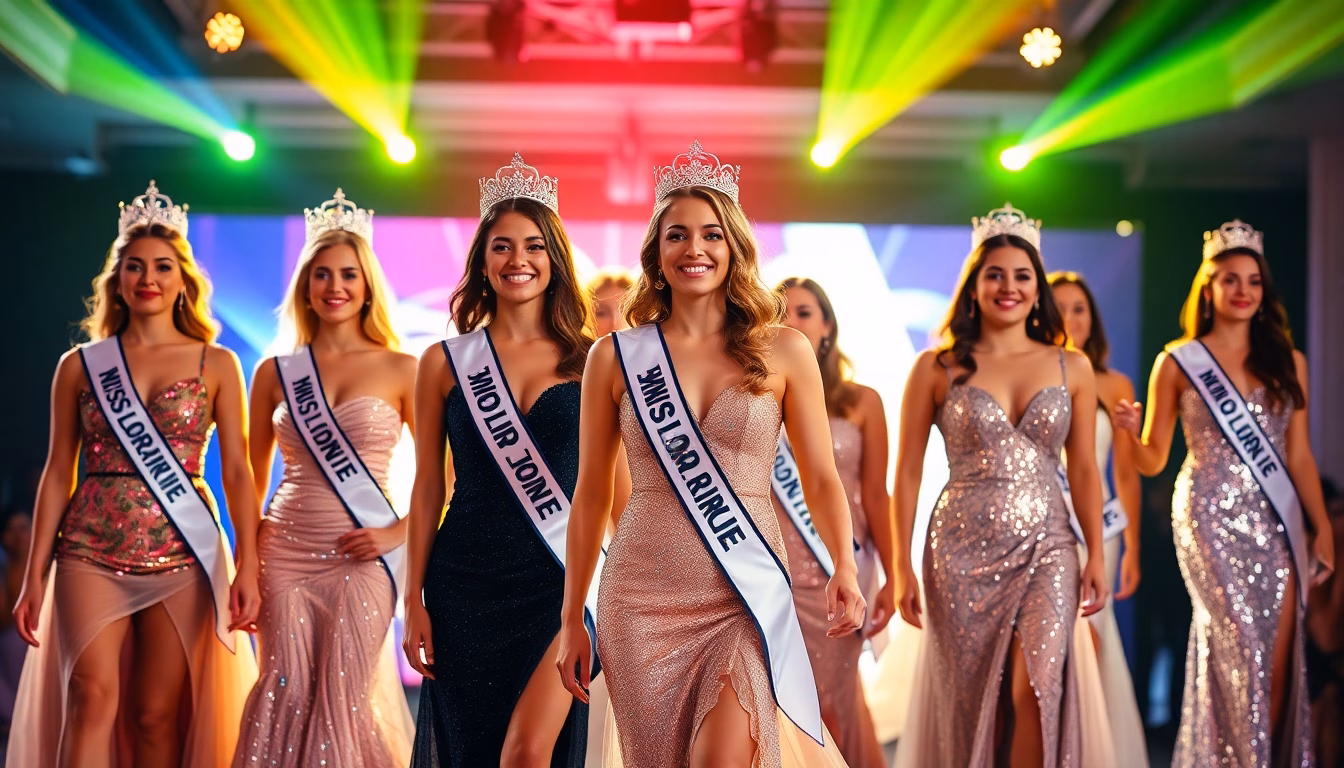 candidates Miss Lorraine 2025 souriantes