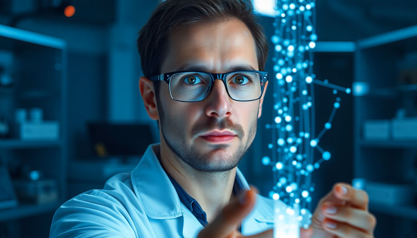 réseau de données futuriste lumineux
