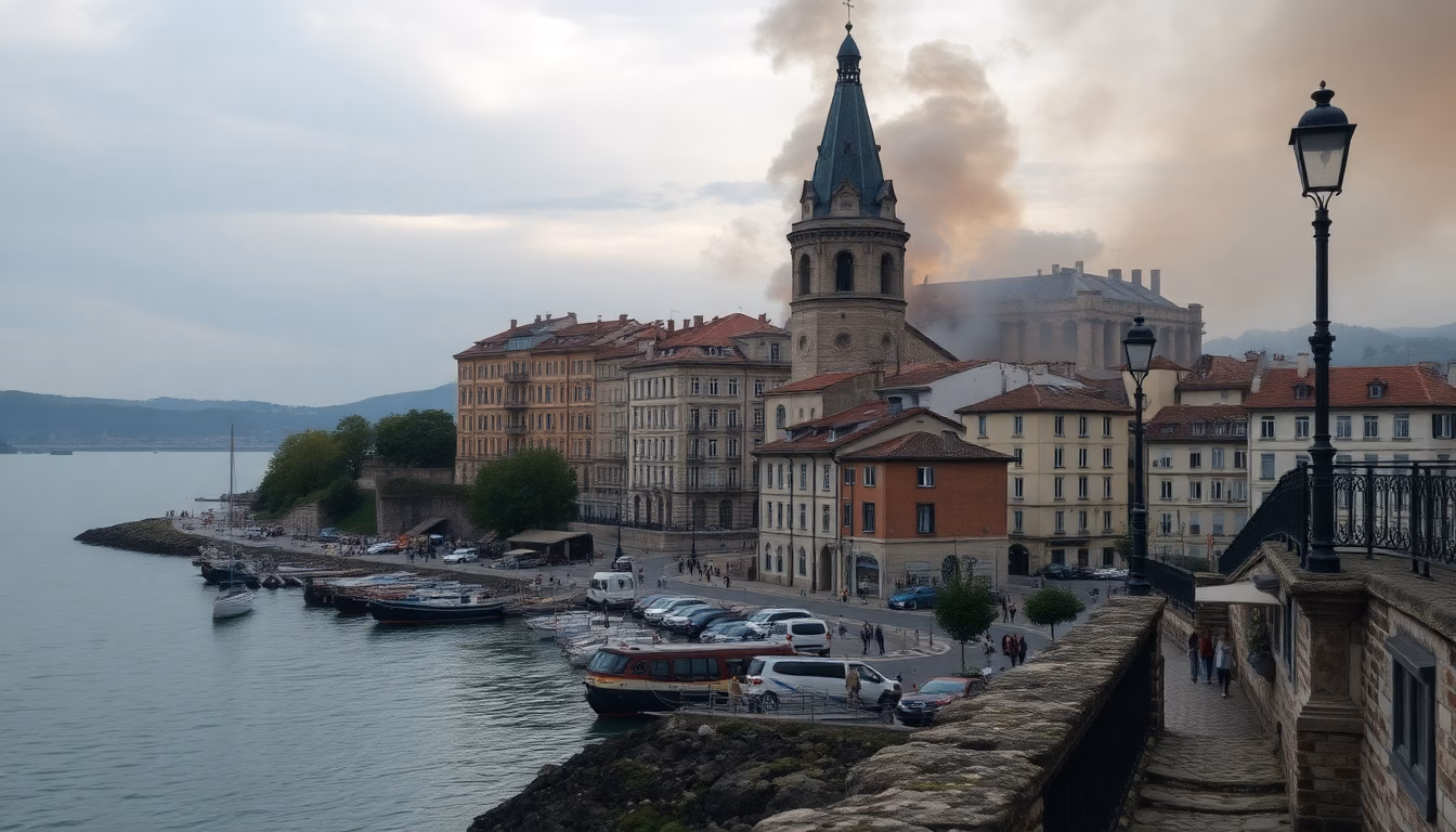 Incendie à Villefranche-sur-Saône