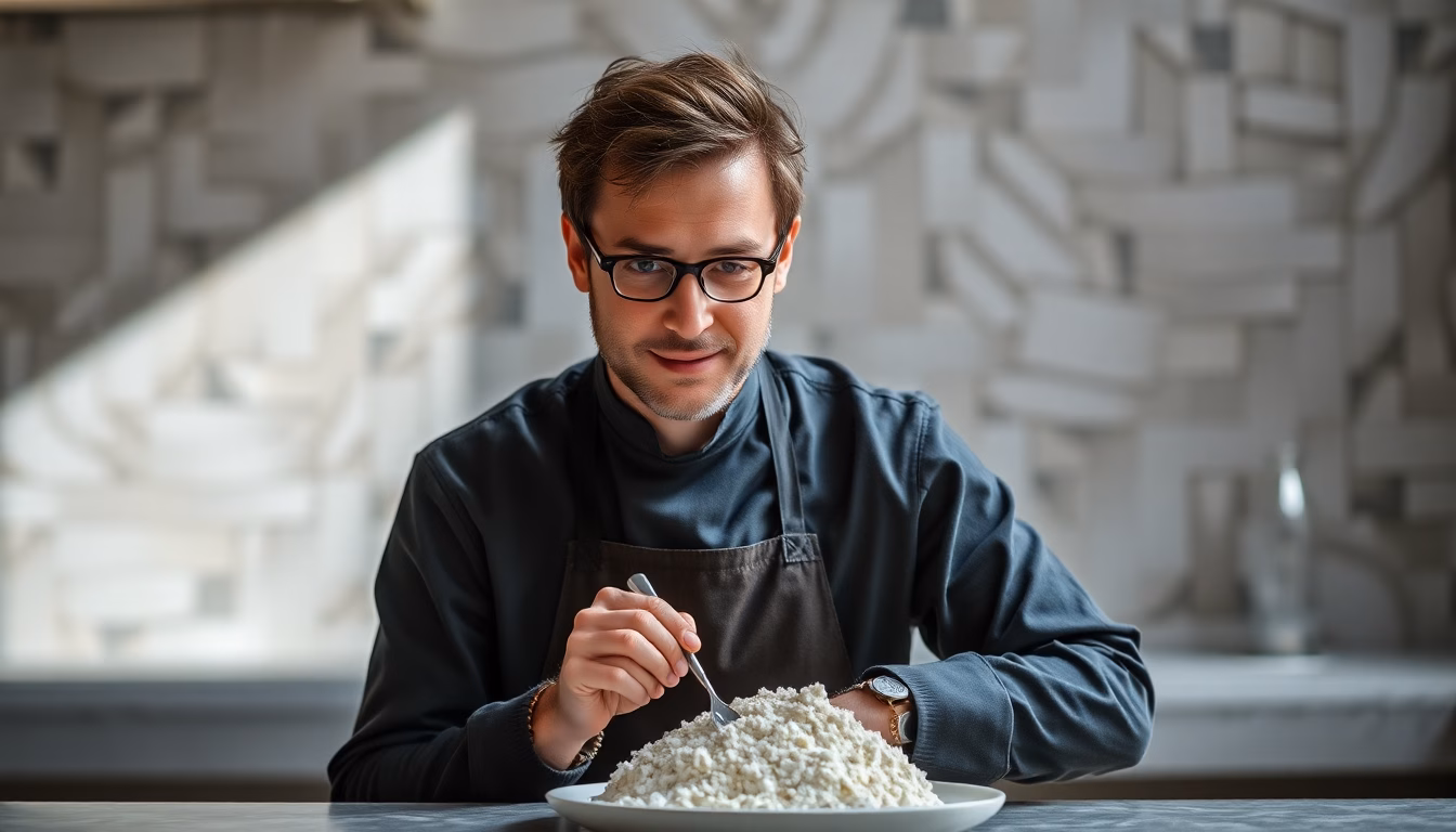 Le chef étoilé Guillaume Veyssière, souriant, devant son ancien restaurant gastronomique à Angoulême.