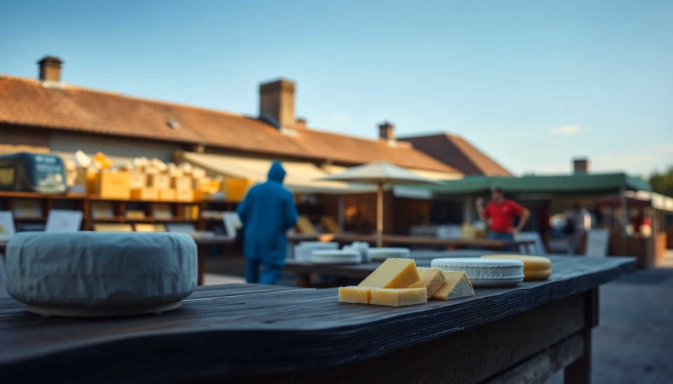 Vue de la fromagerie « Cath’Fromages » sur l'Île d'Oléron, qui a fermé ses portes.