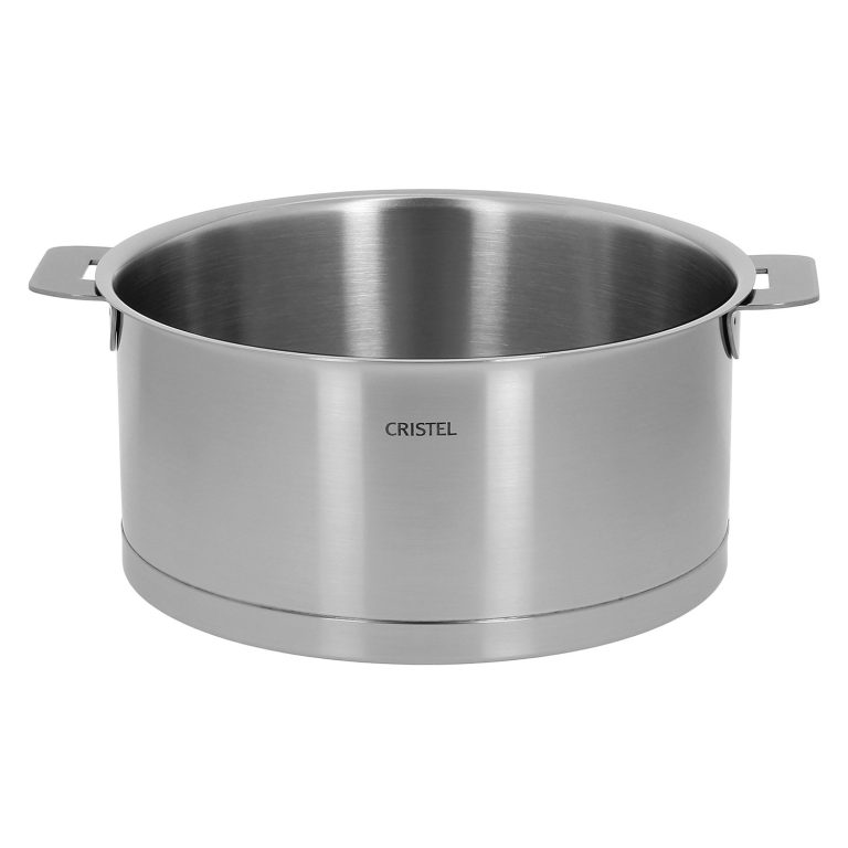 Cristel Strate casserole inox à poignée amovible